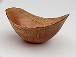 brushed oak bowl